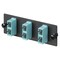 Panduit Port Panel, 1.4 in. H x 4.3 in. W x 1.9 in. L, Zirconia Ceramic FAP3WAQDSCZ - alternate 1